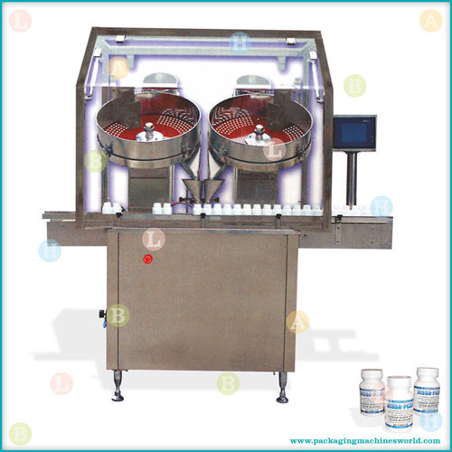 Automatic Linear Container Filling Line with Mechanical Counter Filler