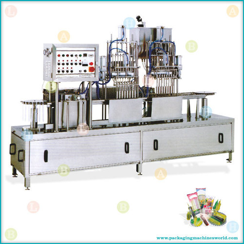 Automatic Linear Bong Bong Ice Filling and Sealing Machine