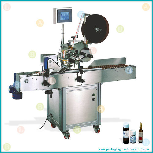 Automatic Horizontal Self Adhesive Sticker Labelling Machine For Wrap Around Label Application