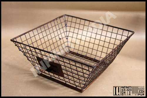 Polished Industrial Wire Basket