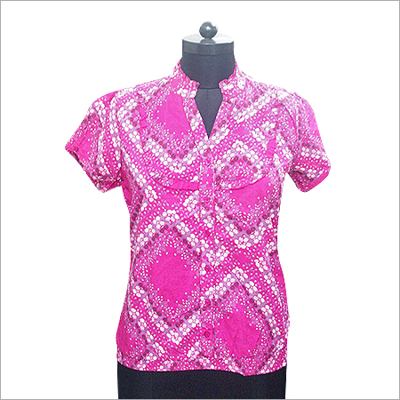 Embroidered Chiffon Tops
