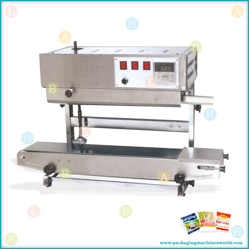 Automatic Vertical Table Top Conveyorised Band Sealing Machine