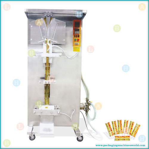 Automatic Twin Pack  Vertical Pouch Packing Machine with Gravity Filler for Ice-pop