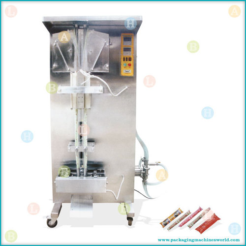 Automatic Twin Track Vertical Pouch Packing Machine with Gravity Filler for Ice-pop 