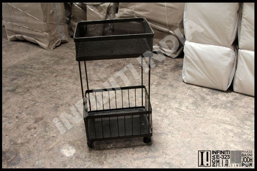 Polished Vintage Industrial Trolly
