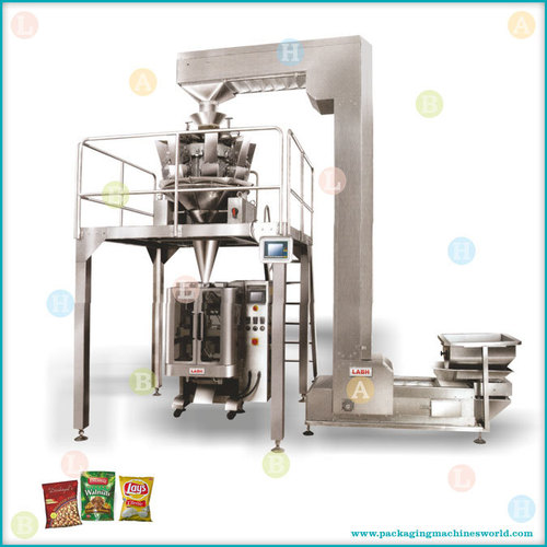 Automatic Servo Control Vertical Pouch Packing Machine With Combinational Weigh Filler