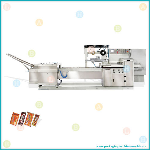 Automatic Horizontal On Edge Biscuit Packing Machine -Single Row Pack