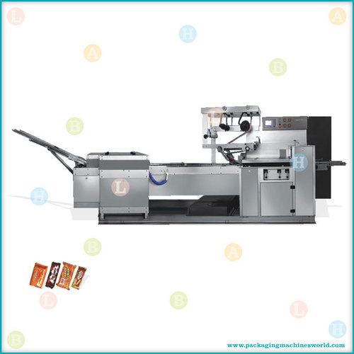 Automatic High Speed Horizontal On Edge Biscuit Packing Machine - Single Row Pack