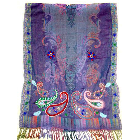 Boiled Wool Embroidery Shawls