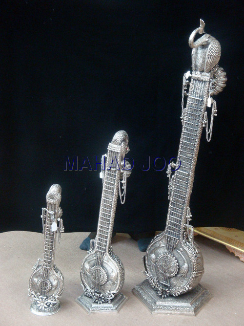 Silver Plated Sitar SET