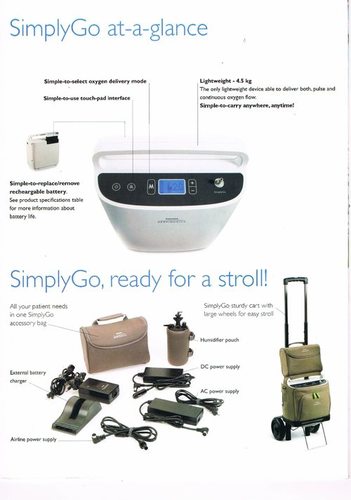 Simply Go Portable Oxygen Concentrator