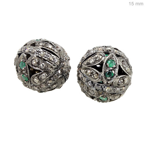 Pave Balls & Gemstone Beads Jewelry