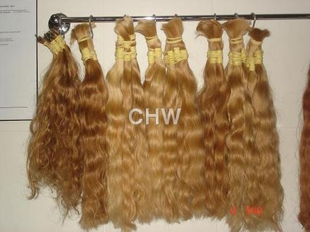 Blonde Curly Hair