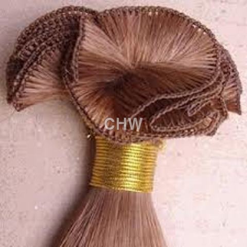 Hand tried in Color hair