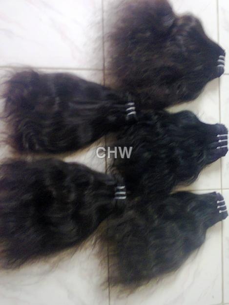 Indian Remy Machine weft in 16 inches