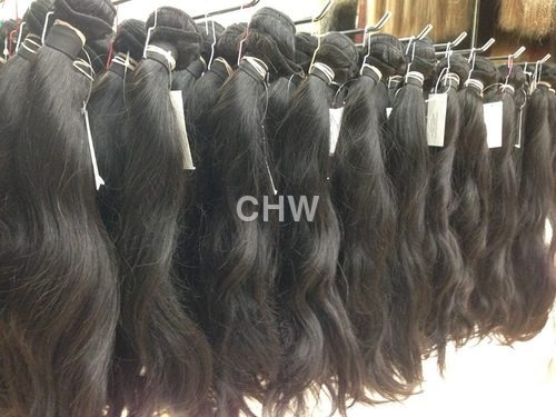 Natural wave Machine Weft