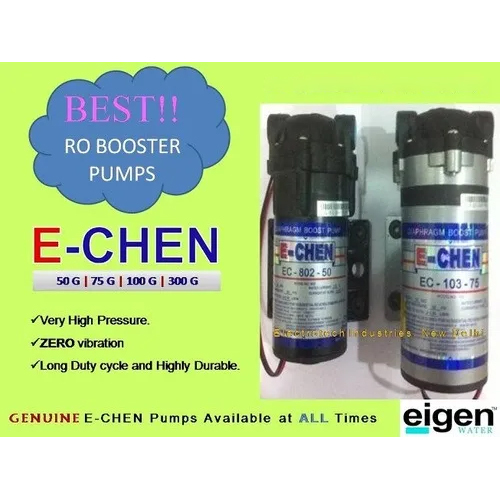 E Chen Ro Booster Pump-300 Gpd - Material: Stainless Steel