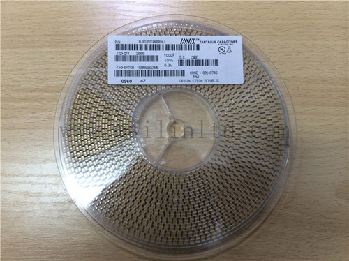 AVX SMD tantalum capacitor TAJB107K006RNJ 100uF 6.3V CASE B 3528