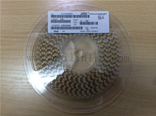AVX SMD tantalum capacitor TAJC107K010RNJ 100uF 10V CASE C 6032