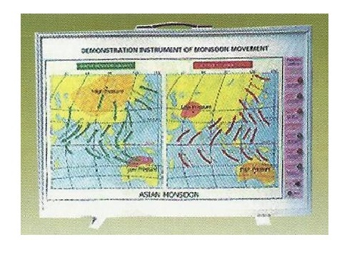 Model Of Seasonal Monsoon Movement Demonstration