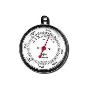 Altimeter With Barometric Pressure Scale