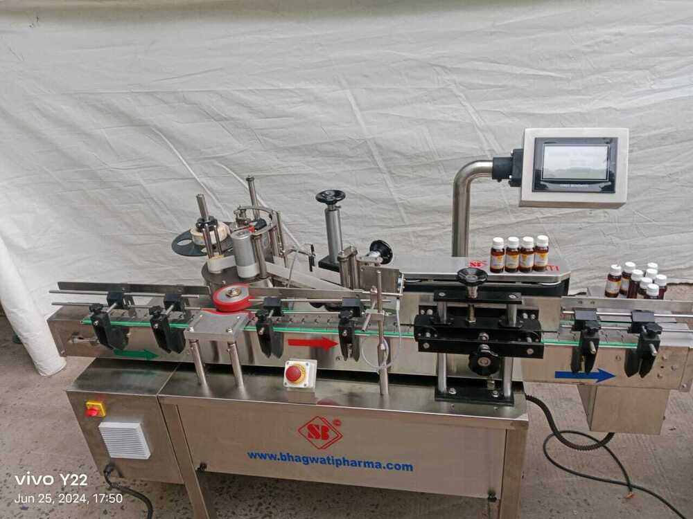Automatic Vial & Bottle Sticker Labelling Machines