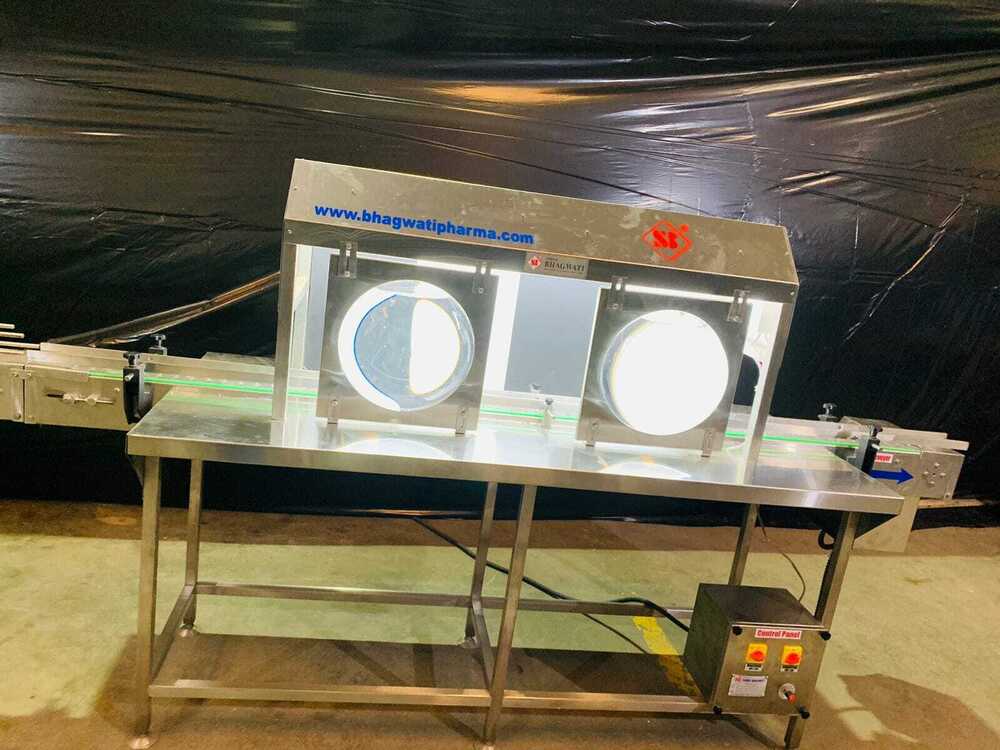 Bottle Inspection Machines - Stainless Steel Automatic Grade 2x2 to 2x10 | Low Power Consumption Smooth Functioning High Durability Minimal Maintenance Easy Operations