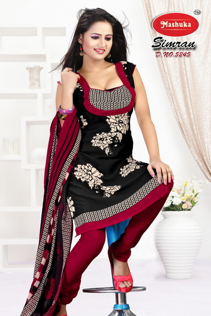 Printed Synthetic Dress Fabric