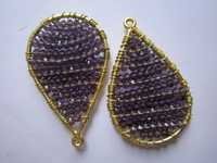 Purpal One Pair Of Quartz Earrings Set