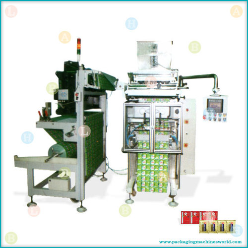 Automatic Multi-track Pouch Packing Machine with Volumetric Cup Filler 