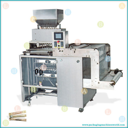 Automatic Multi-line Pouch Packing Machine with Volumetric Cup Filler