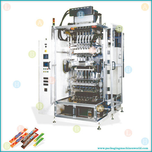 Automatic Multi-line Pouch Packing Machine with Auger Filler 