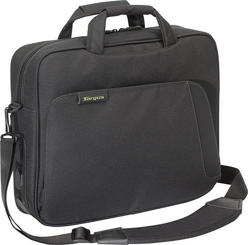 Targus Spruce TBT049AP-50 Ecosmart 15.6-inch Topload Bag, Made from Recycled Material (Black)