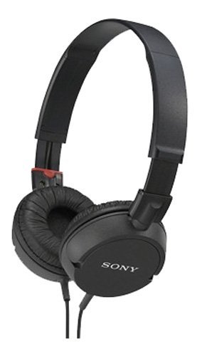Sony MDR-ZX100 Sound Monitoring On-Ear Headphone (Black)