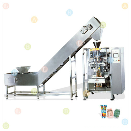 Automatic Servo Control Vertical Pouch Packing Machine with Conveyor Filler