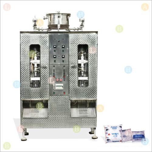 Automatic Double Head Vertical Pouch Packing Machine with Impulse Sealer & Gravity Filler