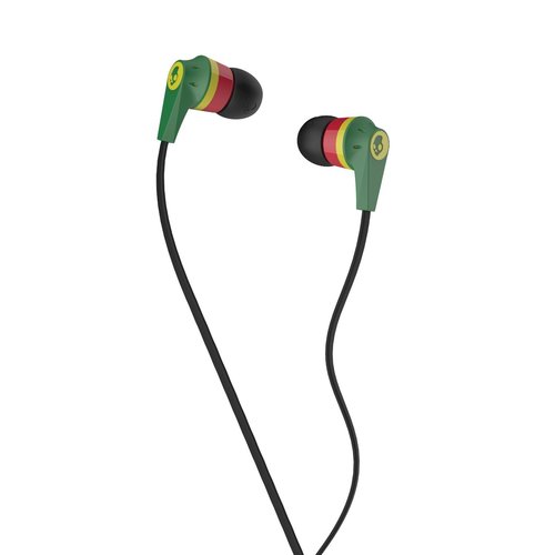 Skullcandy S2IKDZ-058 Ink'd 2 In-Ear Headphone (Rasta)