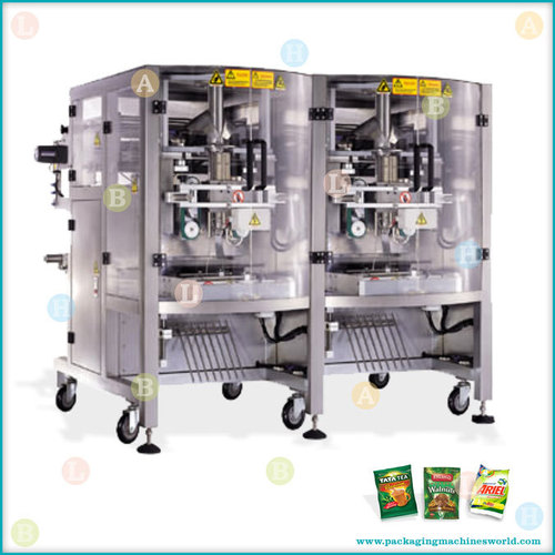 Automatic Twin head Single Servo Vertical Pouch Packing Machine with Filler