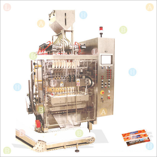 Automatic Multi-line Pouch Packing Machine with Piston Filler