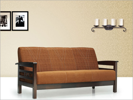 Wooden Sofa Sets - Wood, 72x36x30 Inches, Brown | Modular Design, Fine Finish, Incredible Comfort, Durable, Easy Assembly
