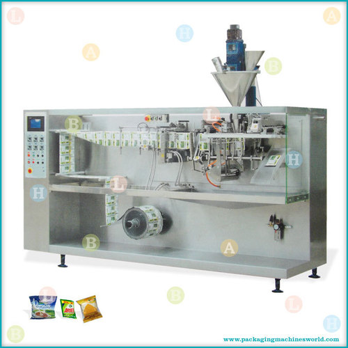 Automatic Horizontal Form Fill and Seal Pouch Packing Machine with Auger Filler