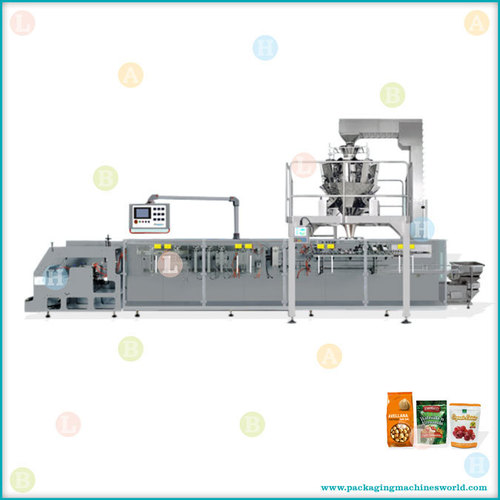 Automatic Horizontal Stand-up pouch Form, Fill and Seal Machine with Combinational Weigh Filler