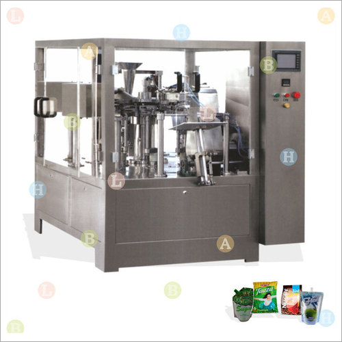 Automatic Horizontal Rotary Pick, Fill & Seal Machine for Pre-formed Pouches - Six Station