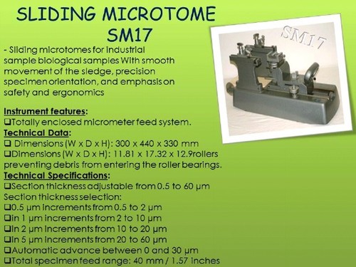 sliding microtom