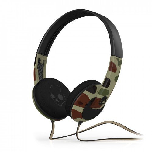 Skullcandy S5URDZ-219 Uprock Camo On-Ear Headphone - 1.2m Cable, 40mm Drivers, 32 Ohms, Comfortable Fit