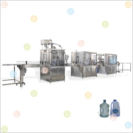 Automatic Mono Block Water Jar Washing, Filling and Cap Sealing Machine for 1 Gallon Jar