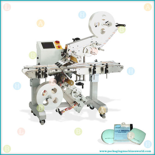 Automatic Self Adhesive Sticker Labelling Machine for Top & Bottom Label Application