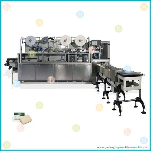 Automatic High Speed Toilet Soap Paper Wrapping Machine 