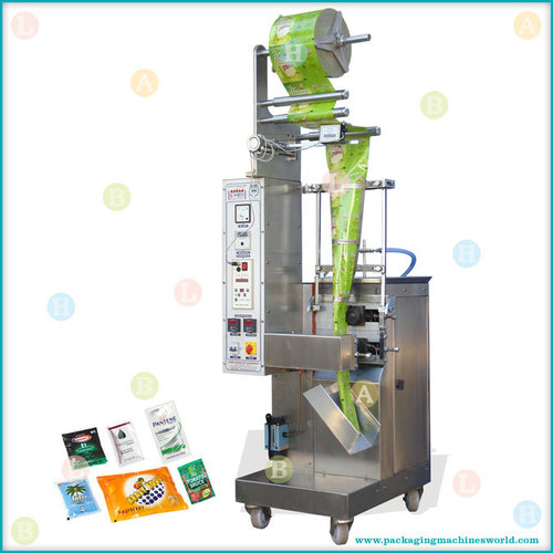 Automatic Continuous Motion Vertical Small Pouch Packing Machine with Piston Filler