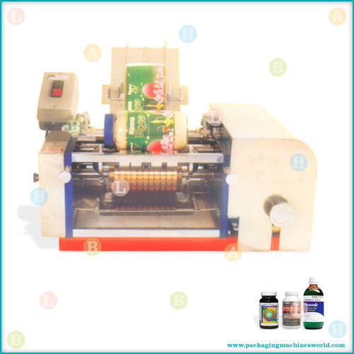 Semi-automatic Wet Glue Label Applicator Machine